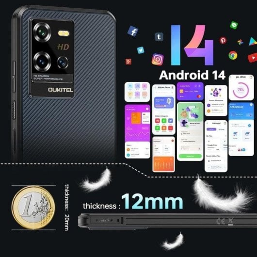 Oukitel WP50 5G 4GB 256GB 6.56" Negro