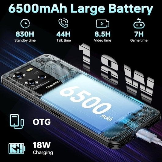 Oukitel WP50 5G 4GB 256GB 6.56" Negro