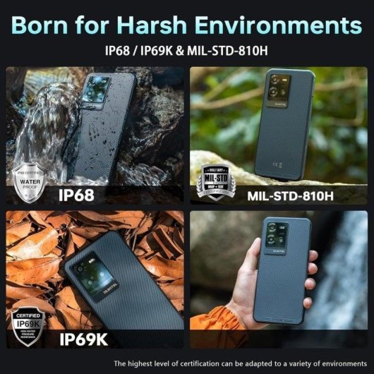 Oukitel WP50 5G 4GB 256GB 6.56" Negro