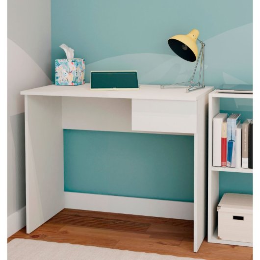 Briebe Bri-3541 Mesa de Ordenador 1Cajón 5x90x50cm Nova Blanco