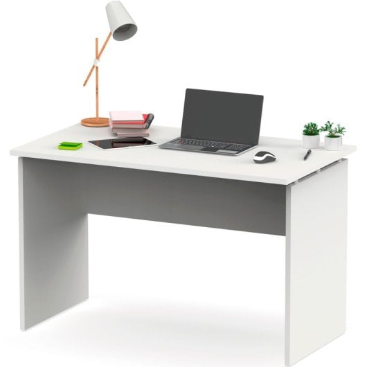 Briebe Bri-107Z Table de Bureau 76x120x68cm Blanc Zenith