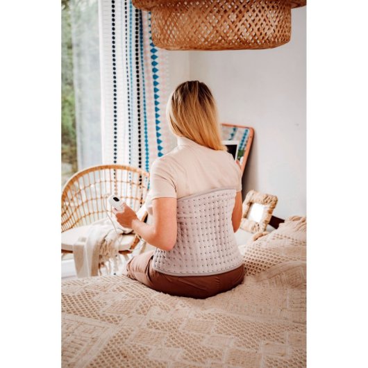Adler Ad7437 Manta Eléctrica Lumbar 100W Gris