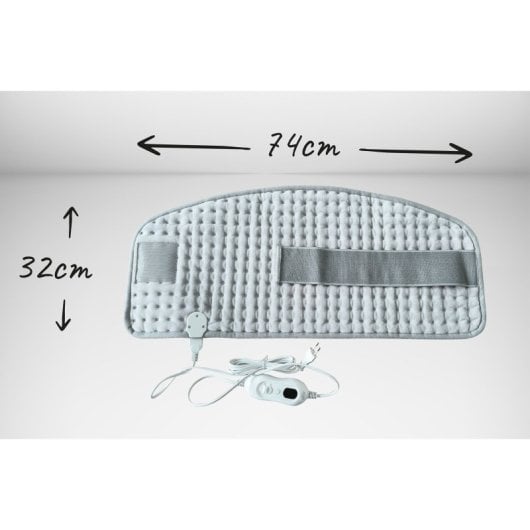 Adler Ad7437 Manta Eléctrica Lumbar 100W Gris