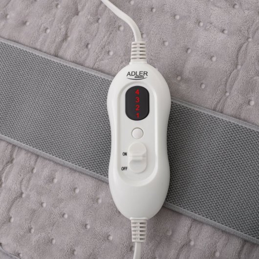 Adler Ad7437 Manta Eléctrica Lumbar 100W Gris
