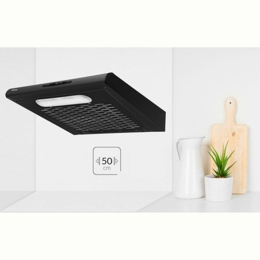 Mpm Mpm-51-px-72 Unterbau-Dunstabzugshaube 50cm schwarz