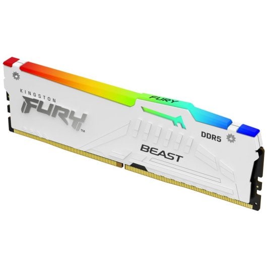 Kingston Fury Beast DDR5 RGB 6000 MHz 16 GB CL36 AMD EXPO Weiß