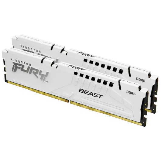Kingston Fury Beast DDR5 6000 MHz 32 GB 2 x 16 GB CL36 AMD EXPO Weiß