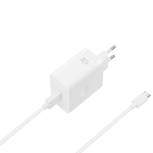 OPPO SUPERVOOC 67W Carregador de Parede USB-A + Cabo USB-A para USB-C Branco