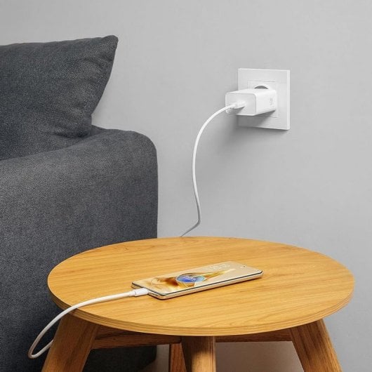 OPPO SUPERVOOC 67W Carregador de Parede USB-A + Cabo USB-A para USB-C Branco