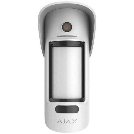 Ajax MotionCam Outdoor Jeweller Detector de Movimiento Inalámbrico para Exteriores con Cámara Blanco