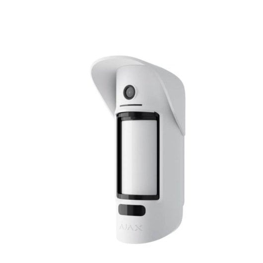 Ajax MotionCam Outdoor Jeweller Detector de Movimiento Inalámbrico para Exteriores con Cámara Blanco
