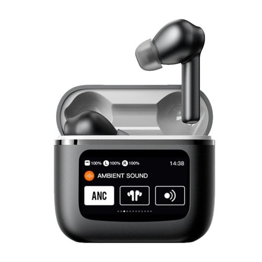 Cool Touch Auriculares Inalámbricos Bluetooth con Pantalla LCD Táctil Negros