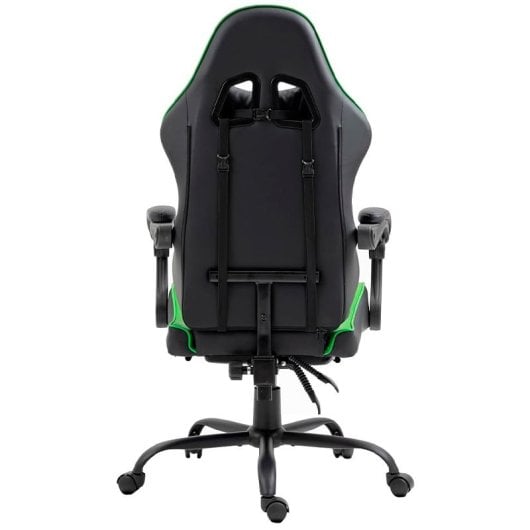 Cool Rest Premium Gaming Stuhl mit Fußstütze Schwarz/Grün