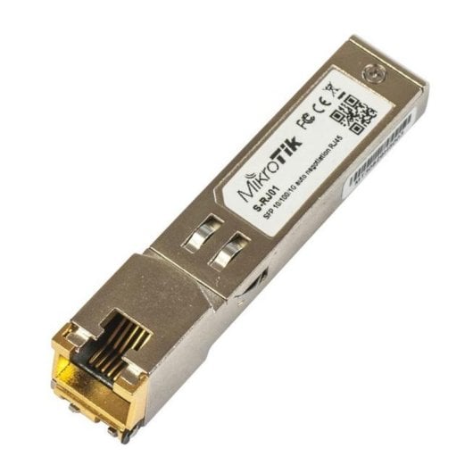 Módulo conmutador Mikrotik S-RJ01 Gigabit Ethernet SFP RJ45 1,25 Gbit/s RoHS