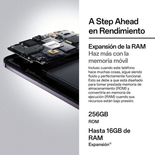 OPPO A80 5G 16GB(8GB+8GB)/256GB Carga Rápida 45W Negro Libre