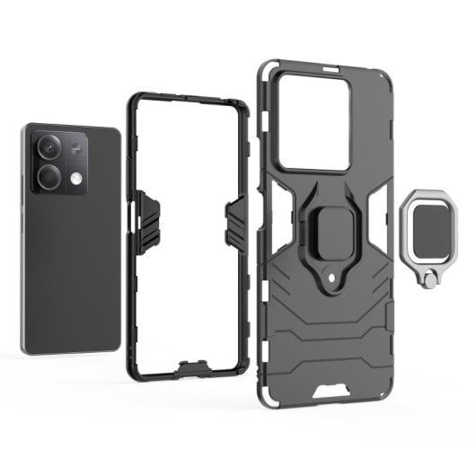 Coque magnétique numérique Max Power noire pour Xiaomi Redmi Note 13 5G