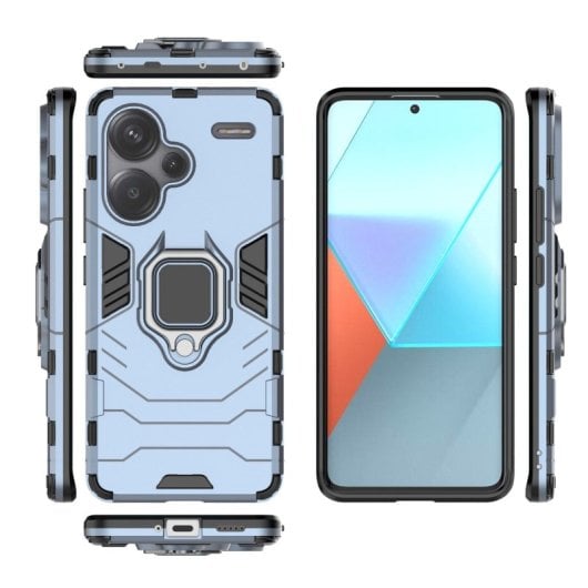 Max Power Digital Capa Magnética com Anel para Xiaomi Redmi Note 13 Pro Plus Azul