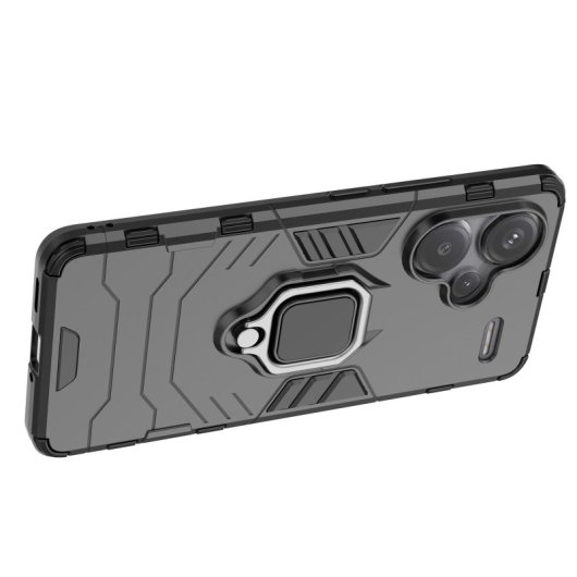 Max Power Digital Funda Magnética con Anillo Rojo para Xiaomi Redmi Note 13 Pro Plus