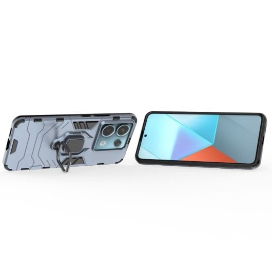 Max Power Digital Capa Magnética com Anel para Xiaomi Redmi Note 13 Pro 5G / Poco X6 Azul