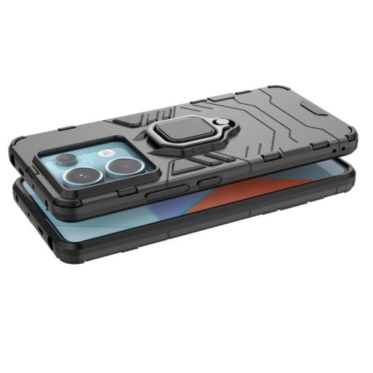 Max Power Digital Capa Magnética com Anel para Xiaomi Redmi Note 13 Pro 5G / Poco X6 Azul