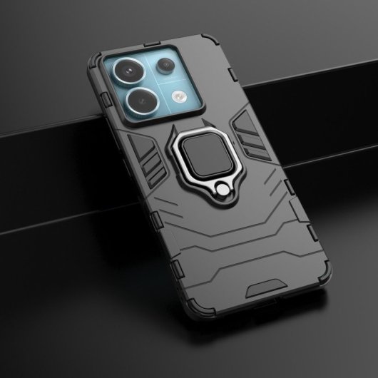 Max Power Digital Capa Magnética com Anel para Xiaomi Redmi Note 13 Pro 5G / Poco X6 Azul