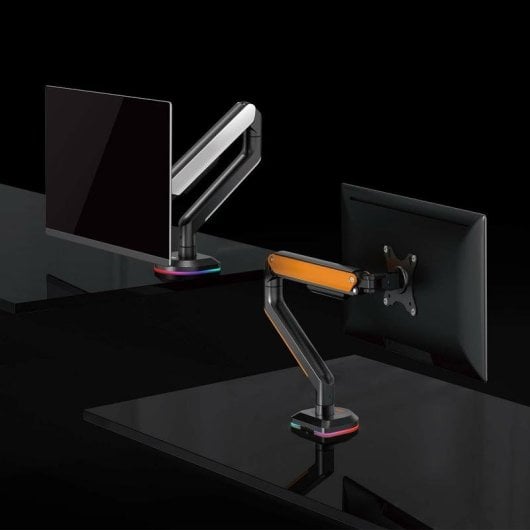 Aisens Soporte Monitor Mesa RGB Gaming 17 à 32" VESA 75x75 à 100x100 Max 9Kg