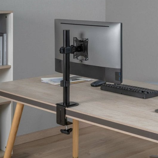 Aisens Soporte de Mesa Eco Giratorio e Inclinable para Monitor/TV 9Kg de 17" a 32" Negro
