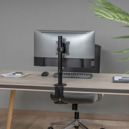 Aisens Soporte de Mesa Eco Giratorio e Inclinable para Monitor/TV 9Kg de 17" a 32" Negro