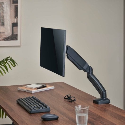 Aisens Soporte de Mesa Pro Contrapeso Giratorio e Inclinable para Monitor/TV 9Kg de 17" a 32" Negro
