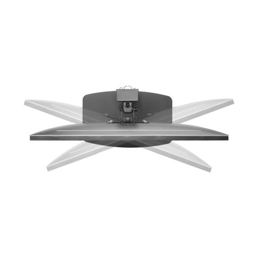 Aisens Soporte de Mesa Eco Giratorio e Inclinable para Monitor/TV 8Kg de 17" a 32" Negro
