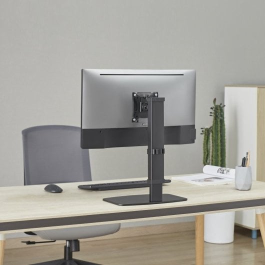 Aisens Soporte de Mesa Eco Giratorio e Inclinable para Monitor/TV 8Kg de 17" a 32" Negro