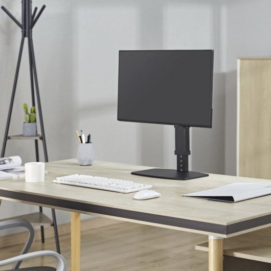 Aisens Soporte de Mesa Eco Giratorio e Inclinable para Monitor/TV 8Kg de 17" a 32" Negro