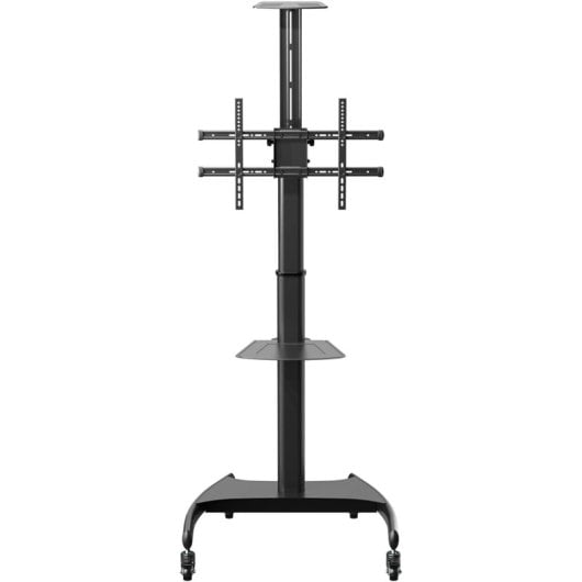 Aisens Soporte de Suelo ECO con Ruedas y Manivela DVD/Cámara para Monitor/TV 50Kg de 37-70" Negro