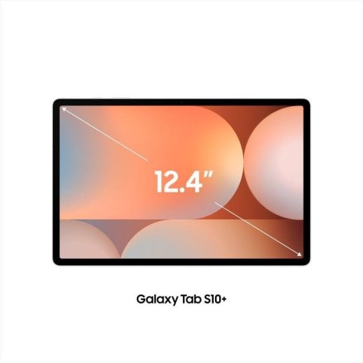 Tablet Samsung Galaxy Tab S10 Plus WiFi 12,4" Prata 12GB 256GB Caneta Stylus Ecrã AMOLED
