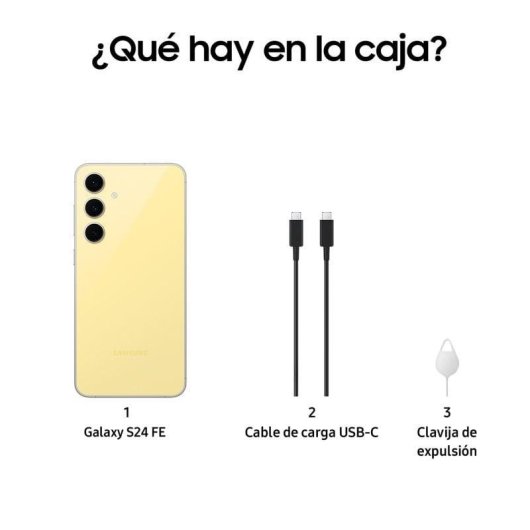 Samsung Galaxy S24 FE 5G 8GB 256GB Amarelo 6,7" Câmaras Tripla