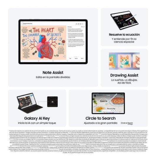 Tablet Samsung Galaxy Tab S10 Plus WiFi 12,4" 12GB 256GB Gris Stylus Pen