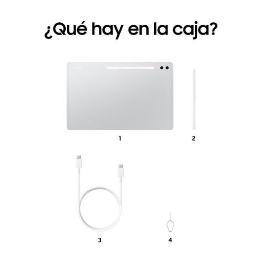 Tablette Samsung Galaxy Tab S10 Ultra WiFi 14,6" Argent 12 Go 256 Go Stylet S Pen Ecran Dynamic AMOLED