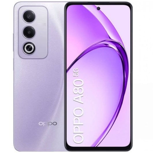 OPPO A80 5G 16GB(8GB+8GB)/256GB 6.67'' Carregamento Rápido 45W Púrpura