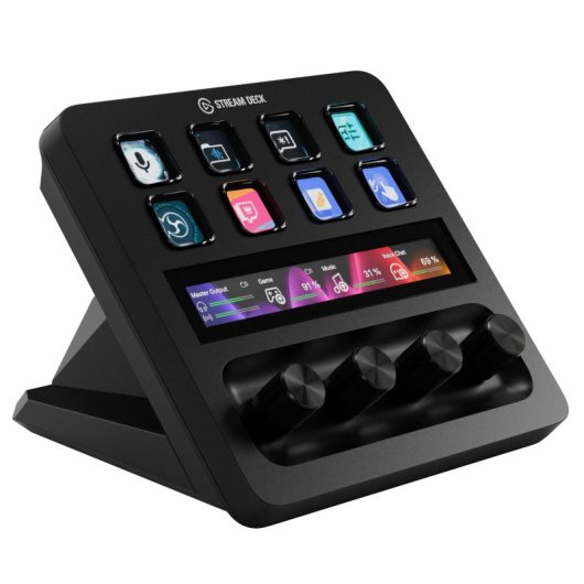 Elgato Stream Deck + Interface audio Dock XLR
