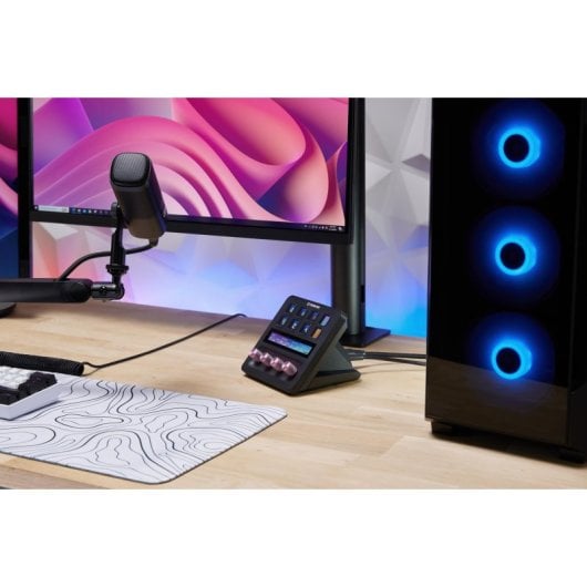 Elgato Stream Deck + Interface audio Dock XLR