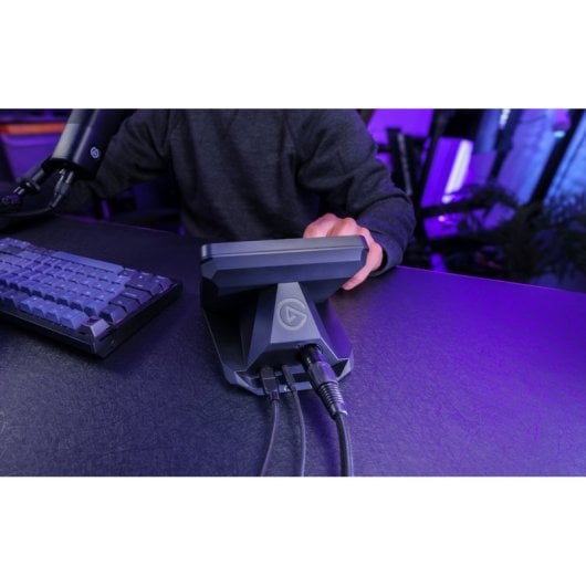Elgato Stream Deck + Interface audio Dock XLR