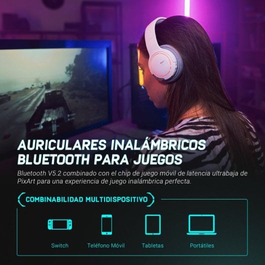 Hecate By Edifier G2BT Auriculares Inalámbricos Bluetooth Blanco