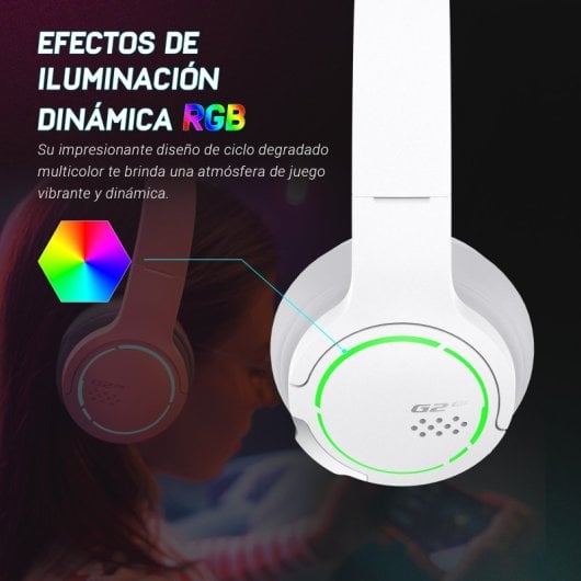 Hecate By Edifier G2BT Auriculares Inalámbricos Bluetooth Blanco