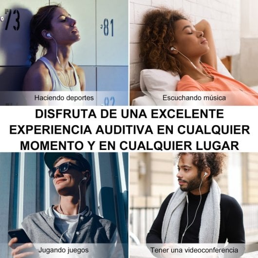 Edifier P205 Auriculares con Cable, Micrófono y Control en Línea Negro