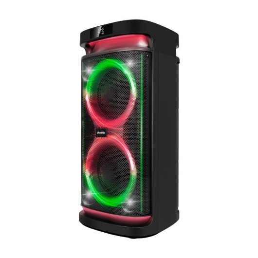 Phoenix Rumbleboss Enceinte Bluetooth Karaoké Portable 80W RMS Noir