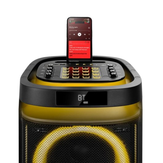 Phoenix Rumbleboss XL Altifalante Bluetooth Karaoke Portátil 160W RMS Preto