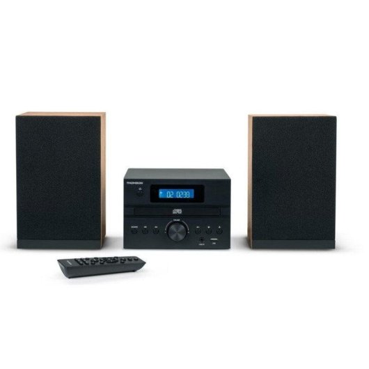 Microset Thomson MIC123BT 10W RMS Bluetooth Radio CD USB Zwart