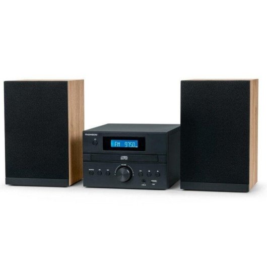 Microset Thomson MIC123BT 10W RMS Bluetooth Radio CD USB Zwart