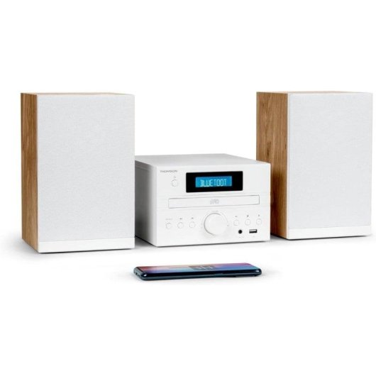 Microset Thomson MIC121BT 50W RMS Bluetooth Radio CD MP3 USB Wit