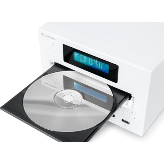 Thomson MIC121BT Mini chaîne Bluetooth 50 W avec radio CD/MP3/USB Blanc